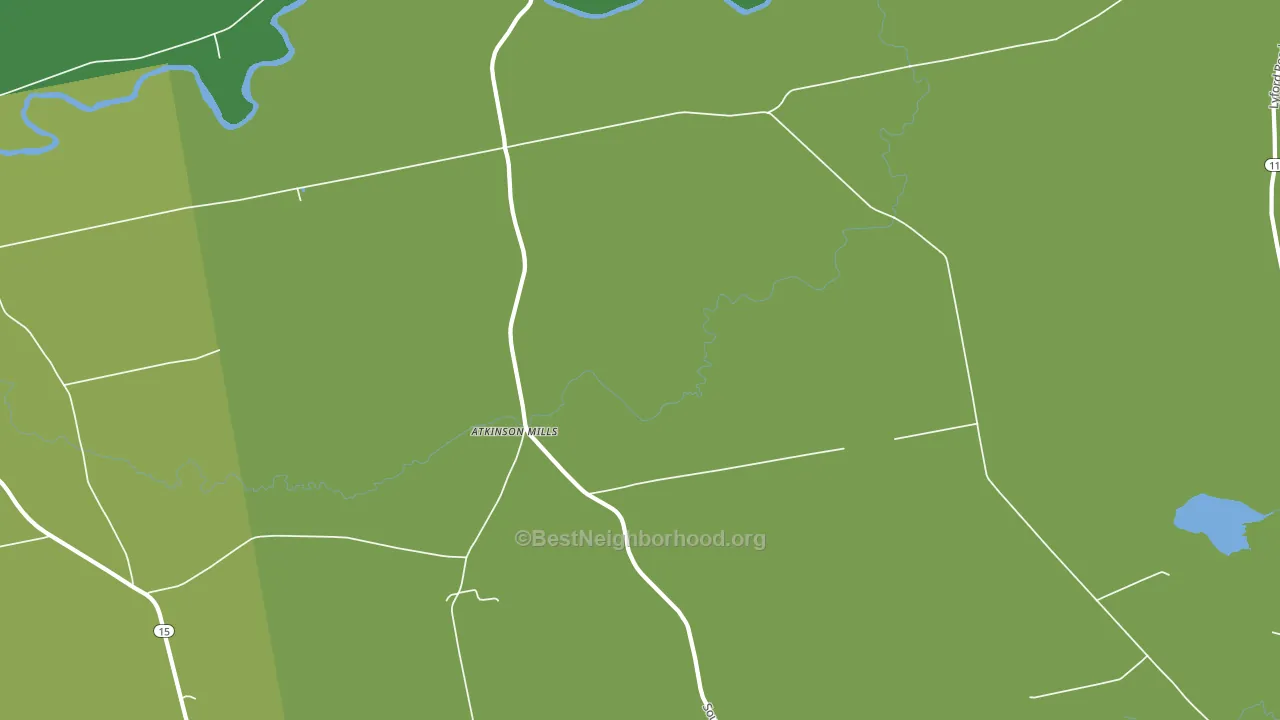 Atkinson Mills, ME block-group voter-turnout map