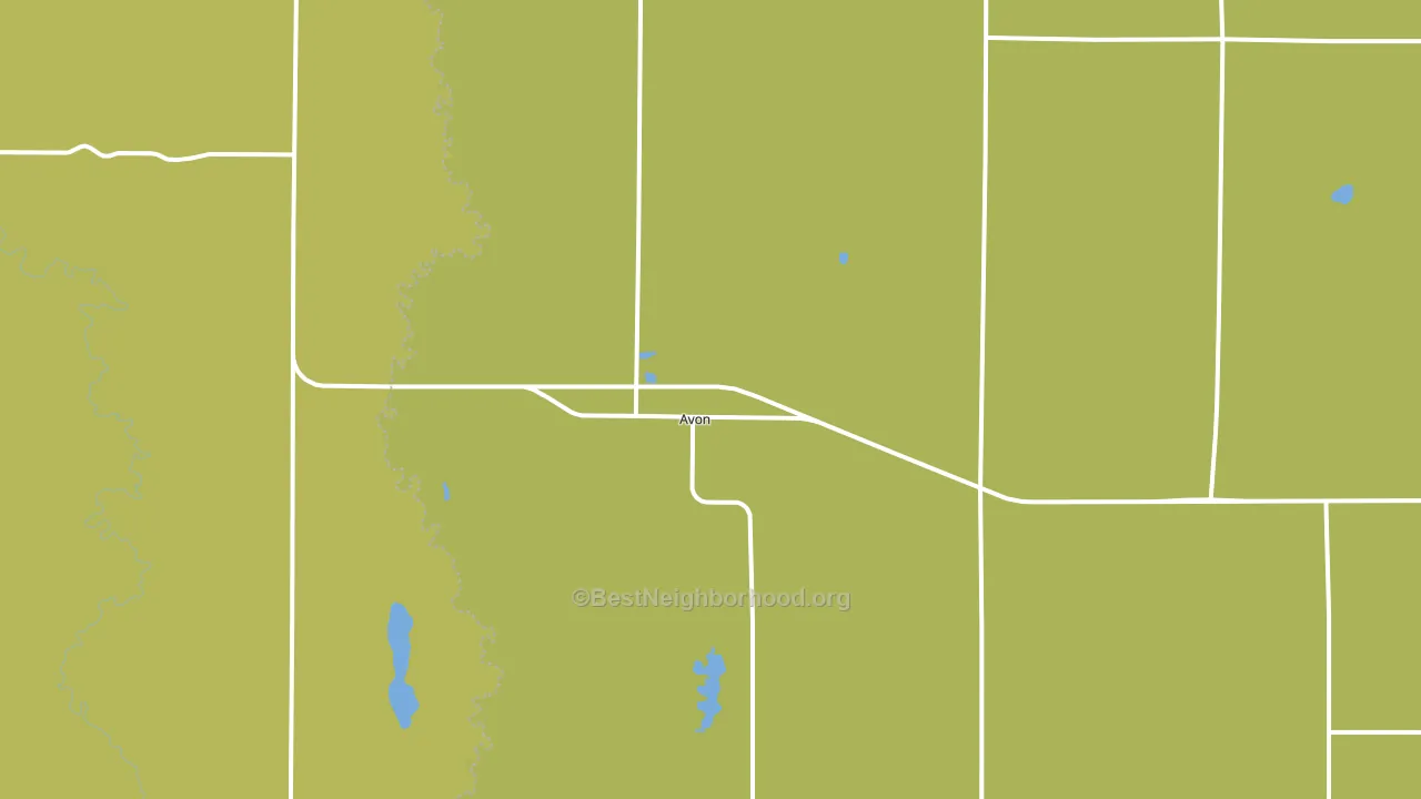 Avon, SD block-group voter-turnout map