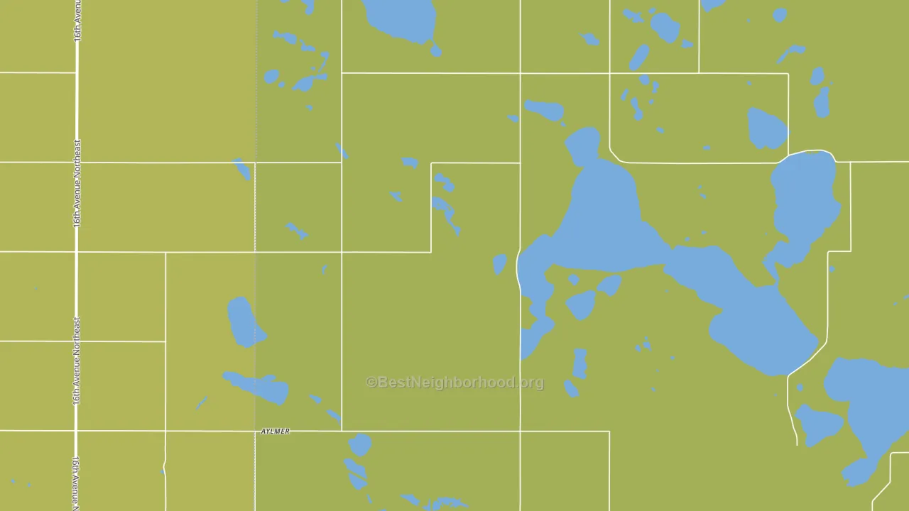 Aylmer, ND block-group voter-turnout map