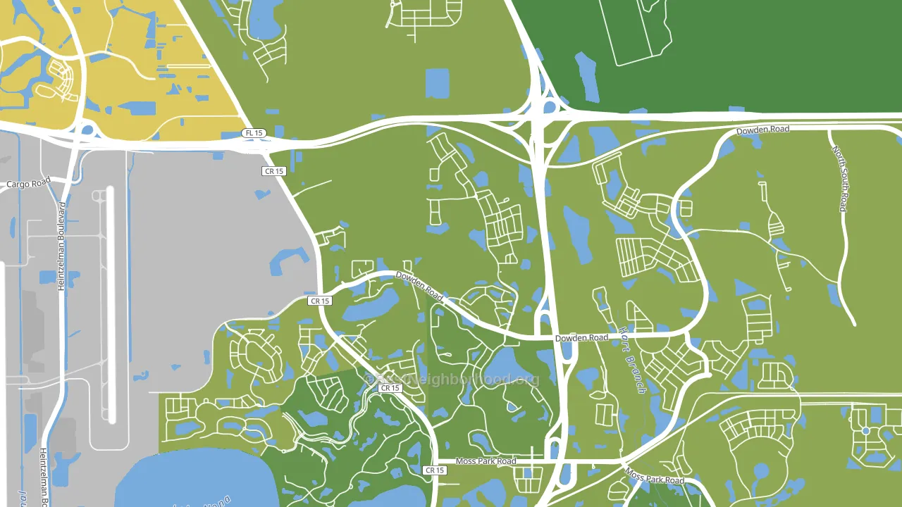 Bal Bay, Orlando, FL block-group voter-turnout map
