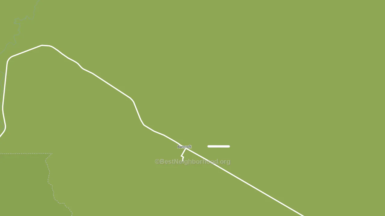 Bancroft, ID block-group voter-turnout map