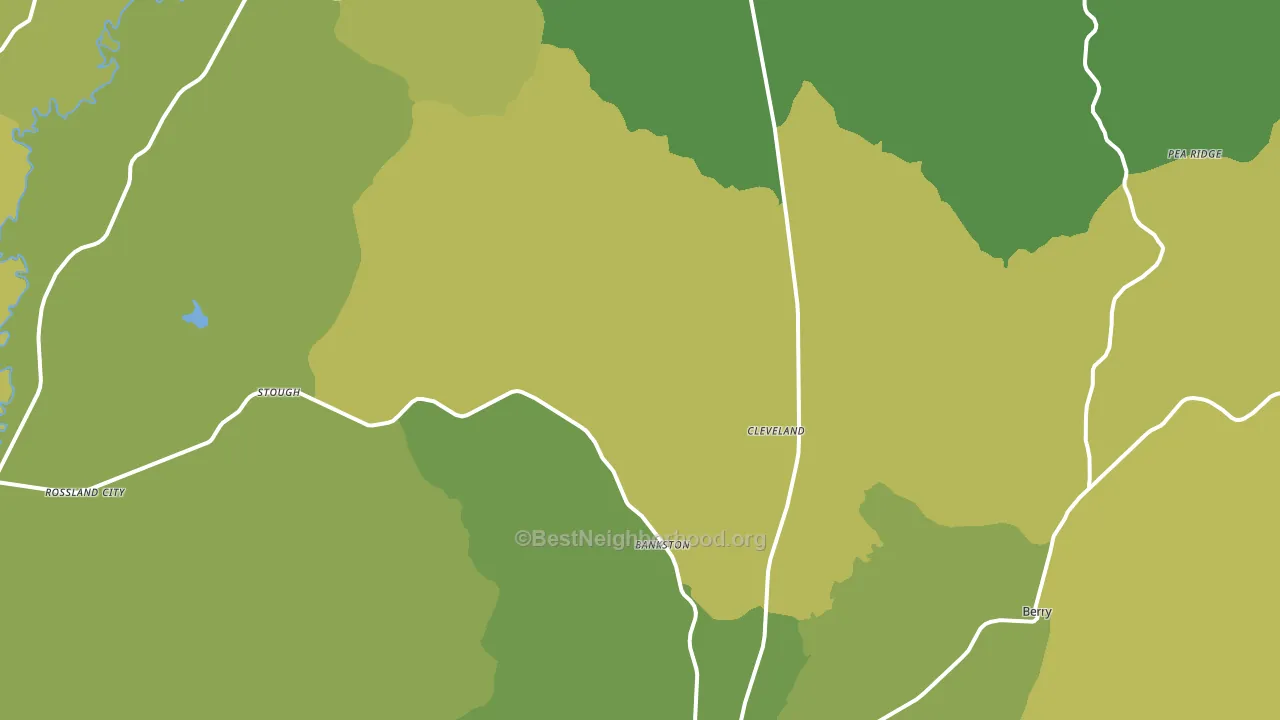 Bankston, AL block-group voter-turnout map