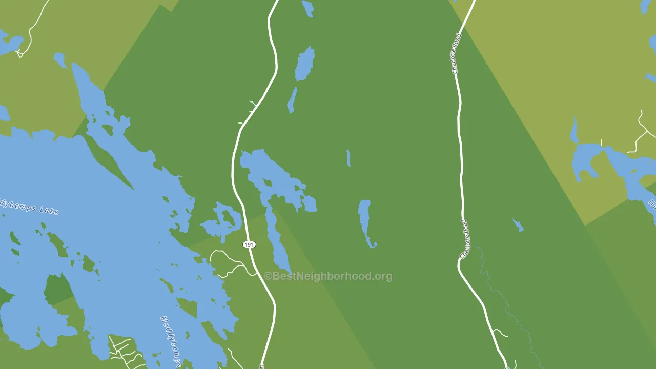 Baring, ME block-group voter-turnout map