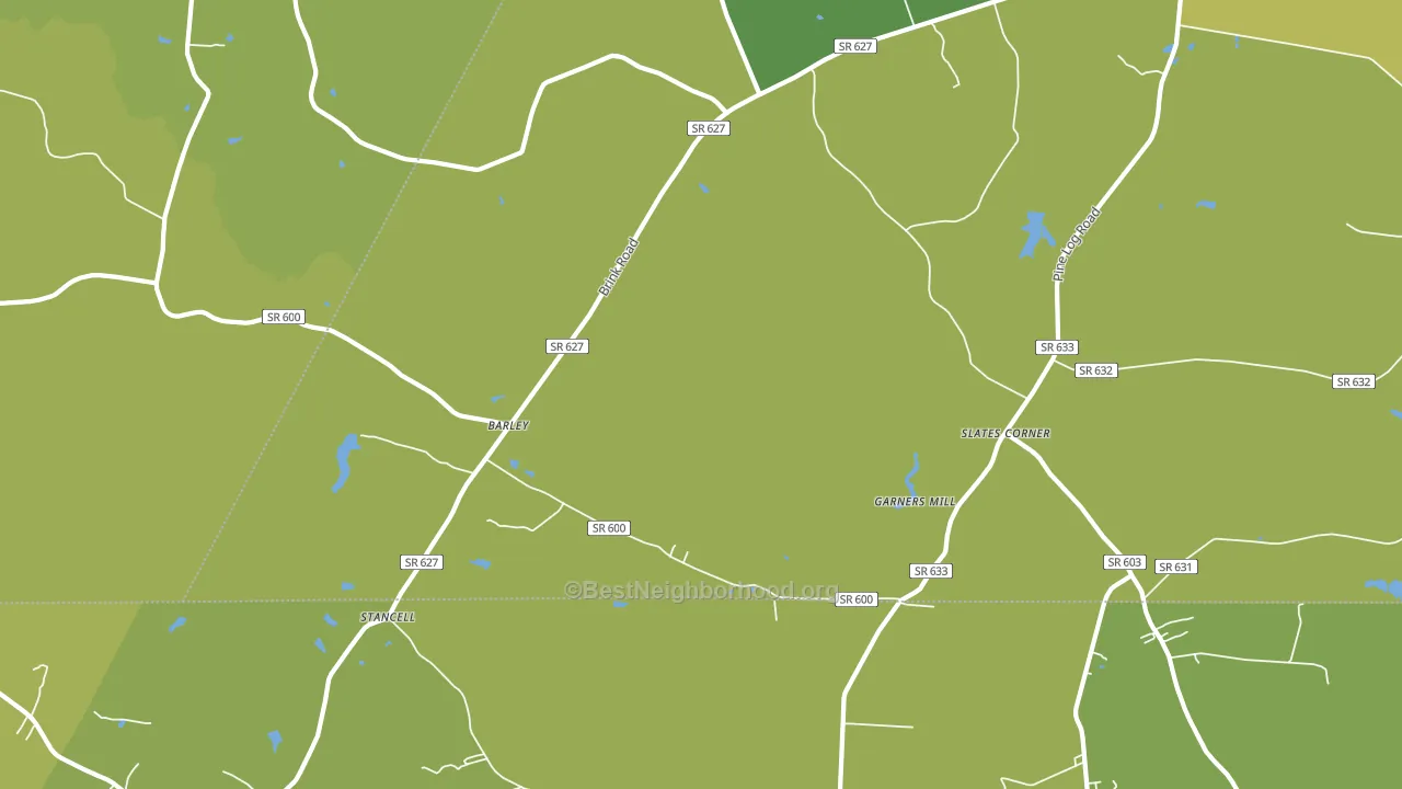 Barley, VA block-group voter-turnout map