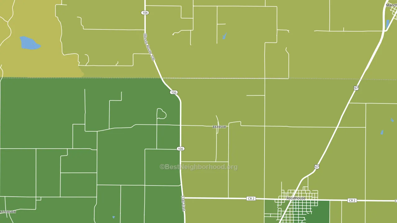 Barrow, IL block-group voter-turnout map