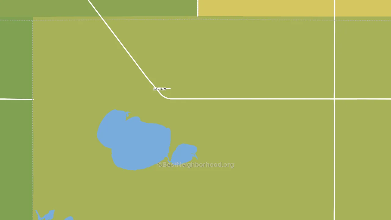 Barton, ND block-group voter-turnout map