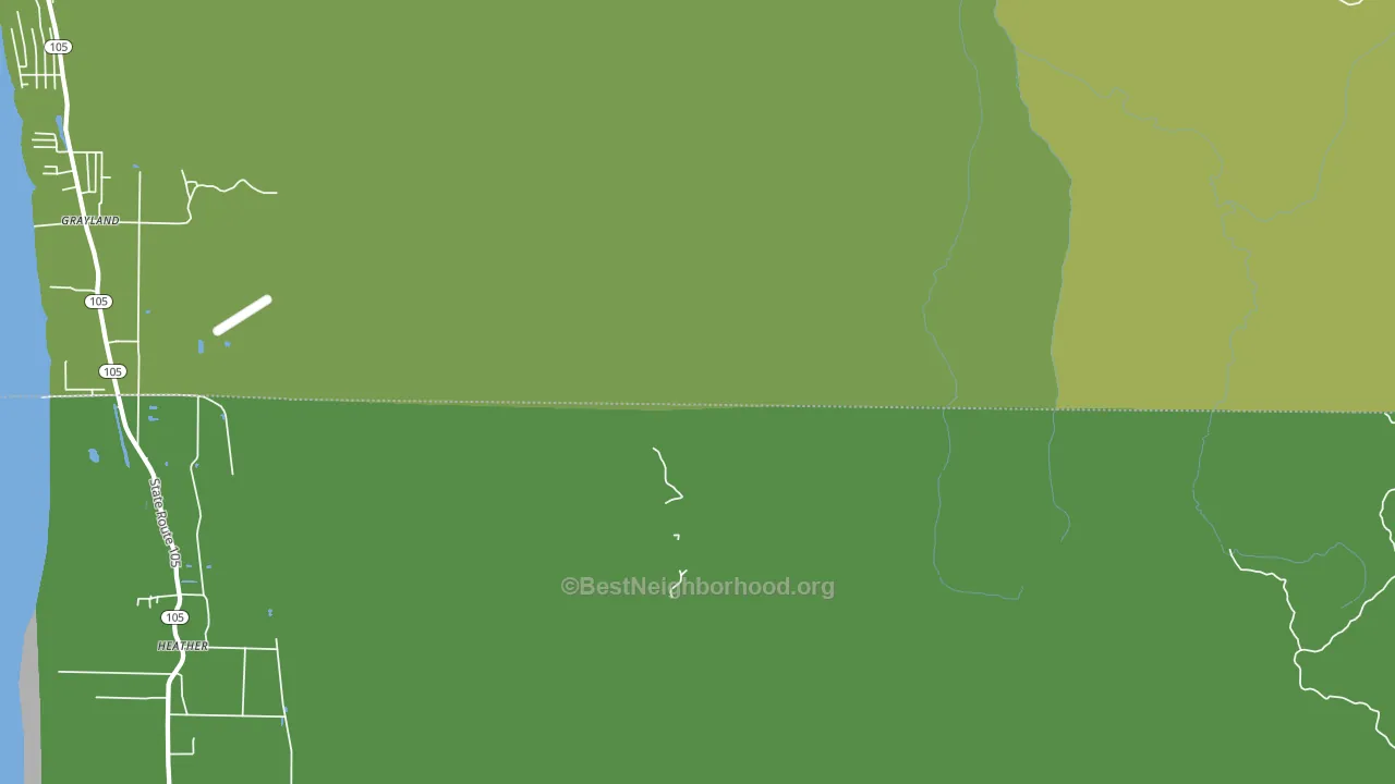 Bay City, WA block-group voter-turnout map