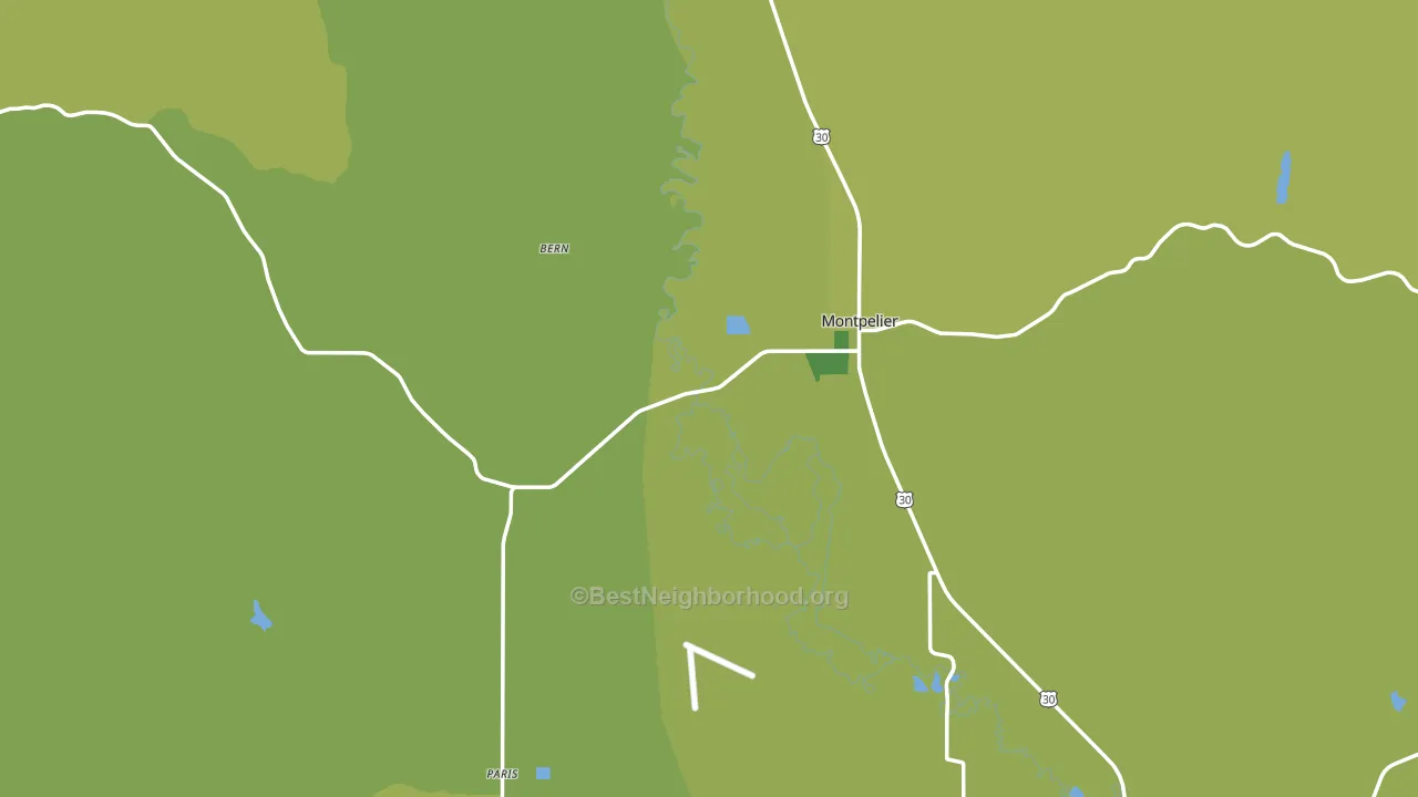 Bear Lake County, ID block-group voter-turnout map