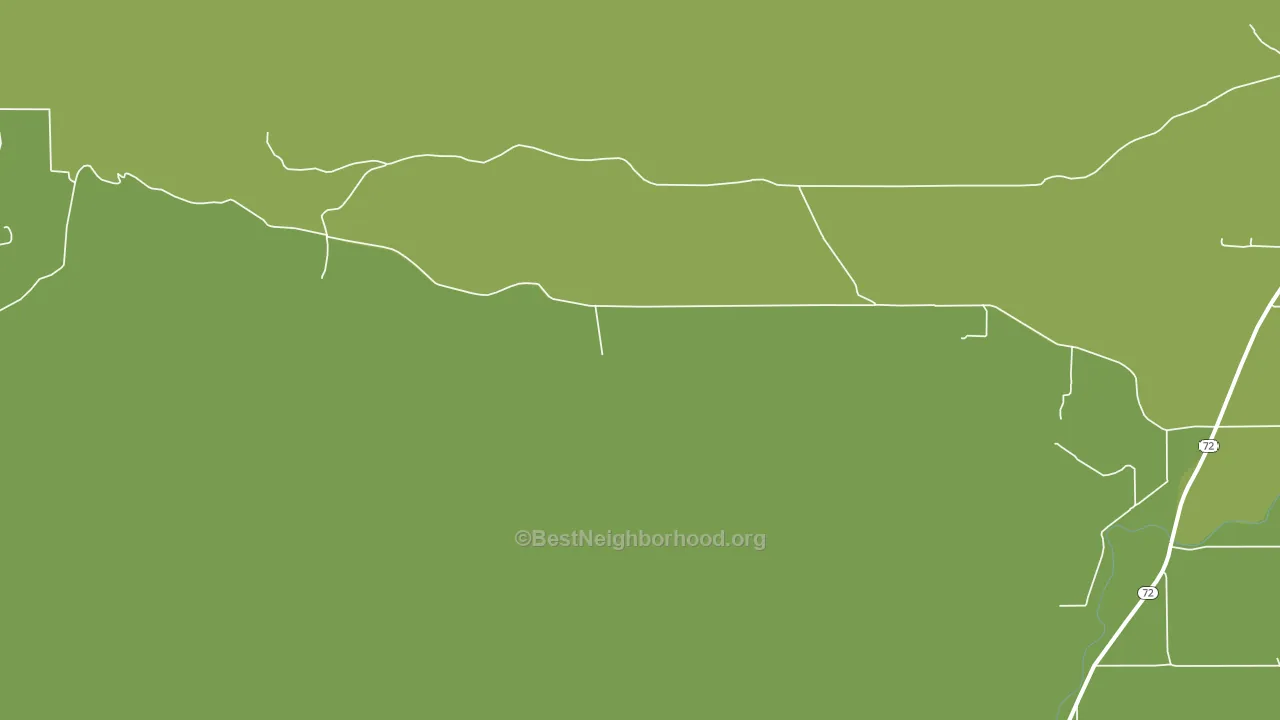Bearcreek, MT block-group voter-turnout map