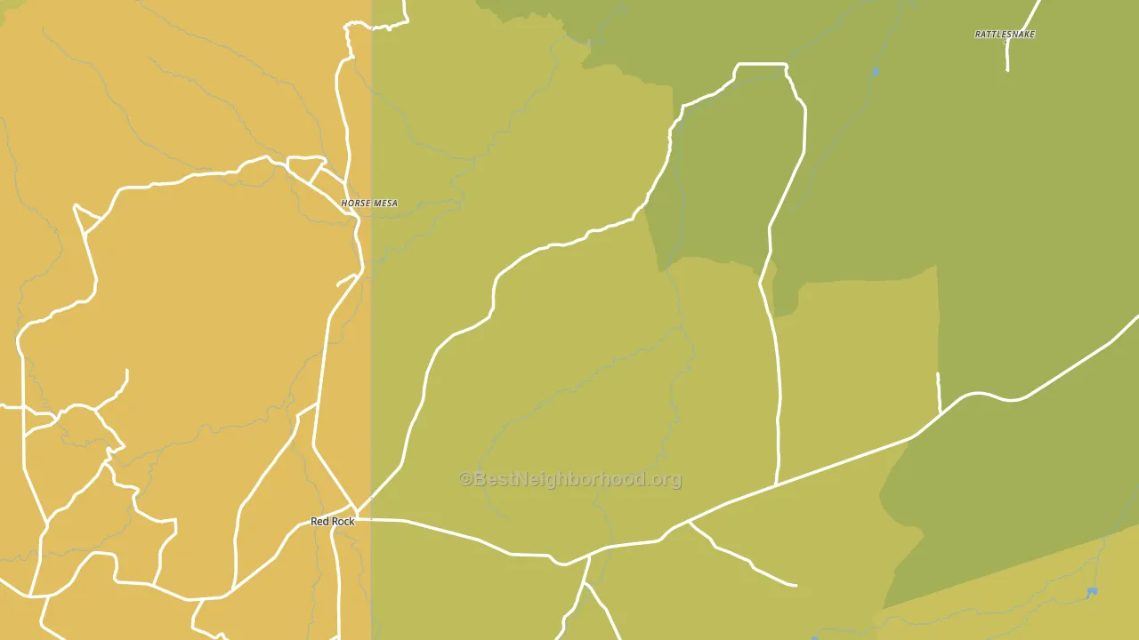 Beclabito, NM block-group voter-turnout map