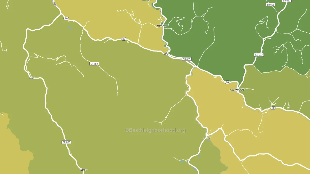 Bee, VA block-group voter-turnout map
