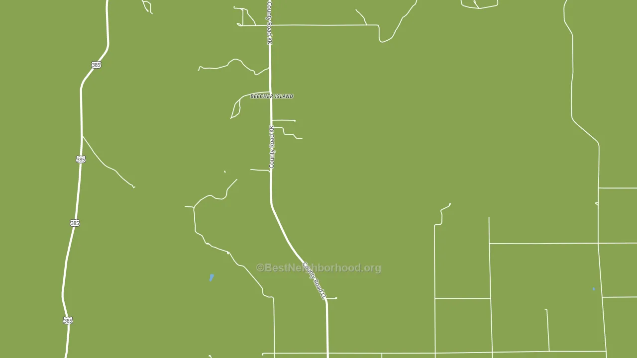 Beecher Island, CO block-group voter-turnout map