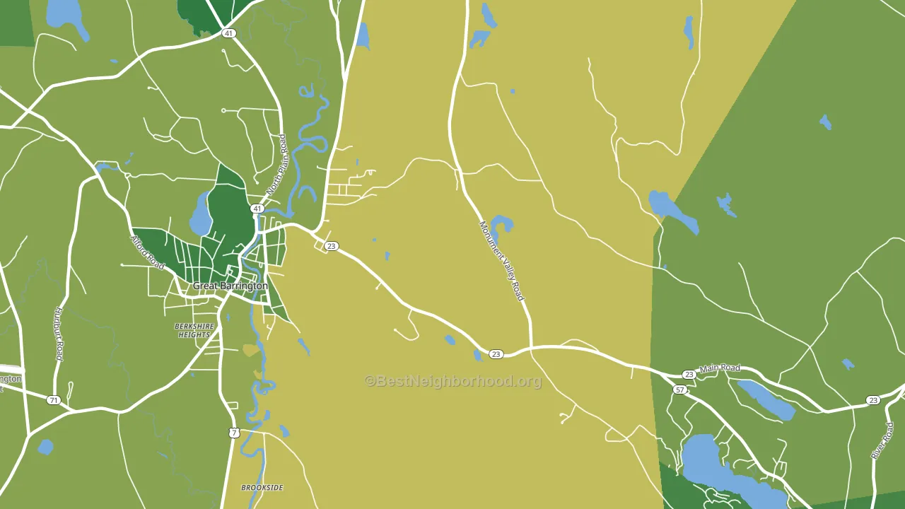 Belcher Square, MA block-group voter-turnout map