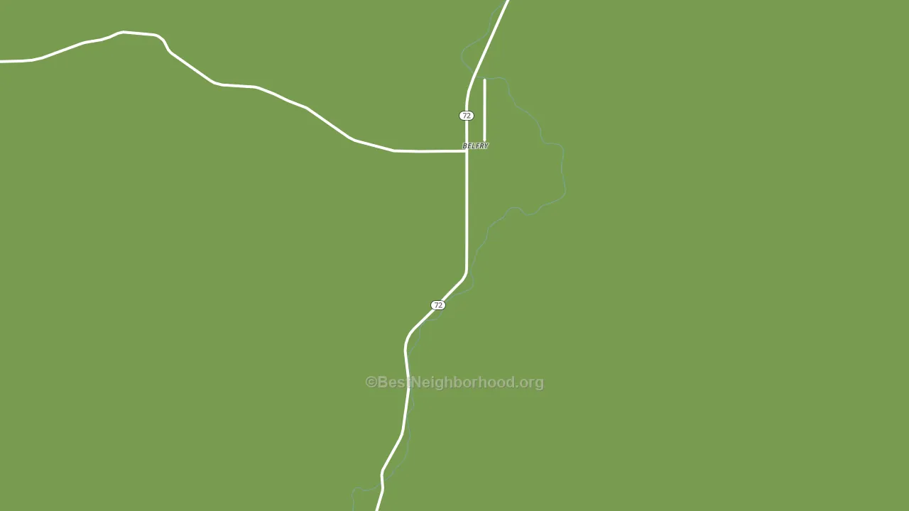 Belfry, MT block-group voter-turnout map