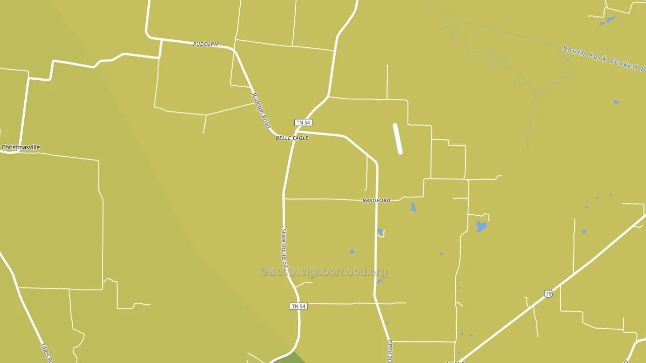 Belle Eagle, TN block-group voter-turnout map