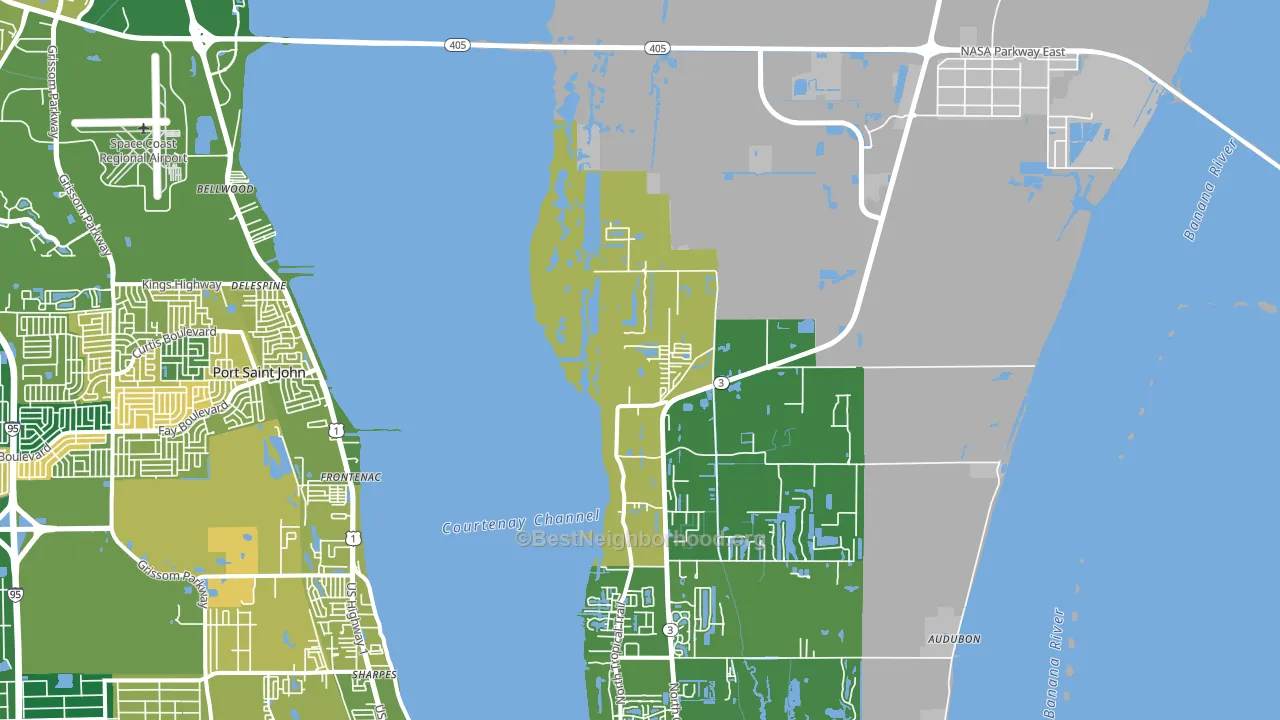 Bellwood, FL block-group voter-turnout map