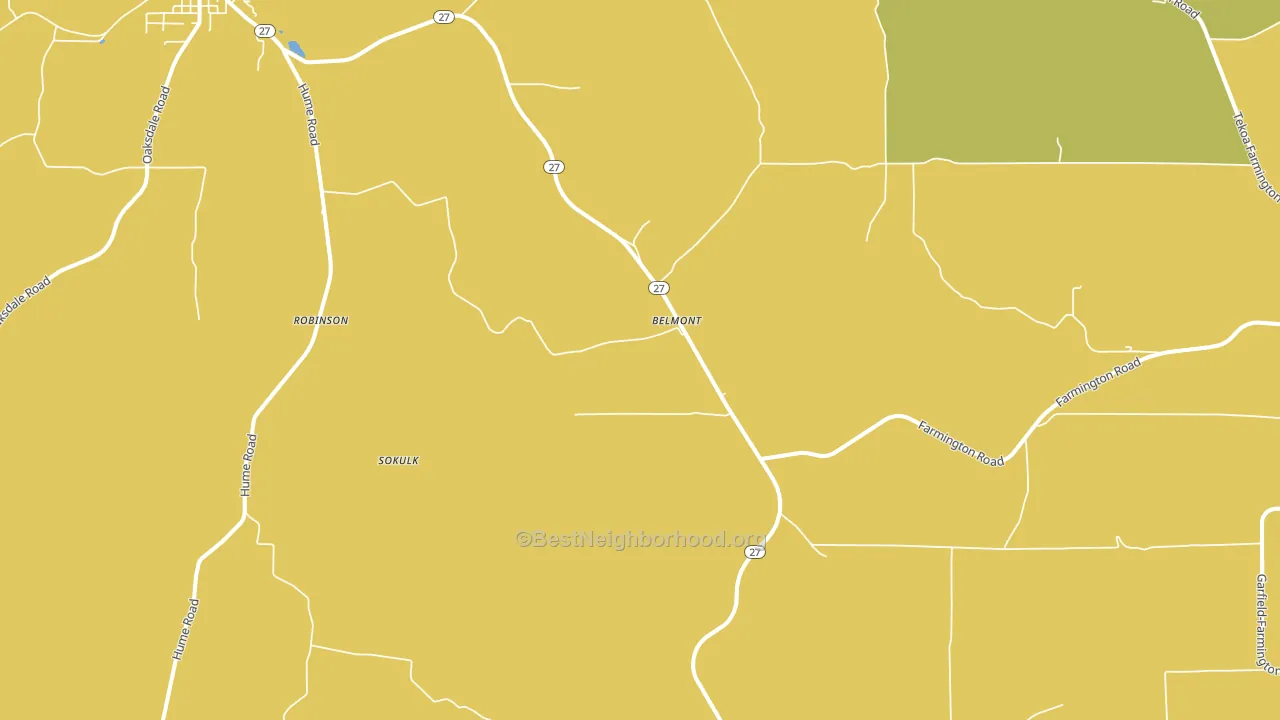 Belmont, WA block-group voter-turnout map
