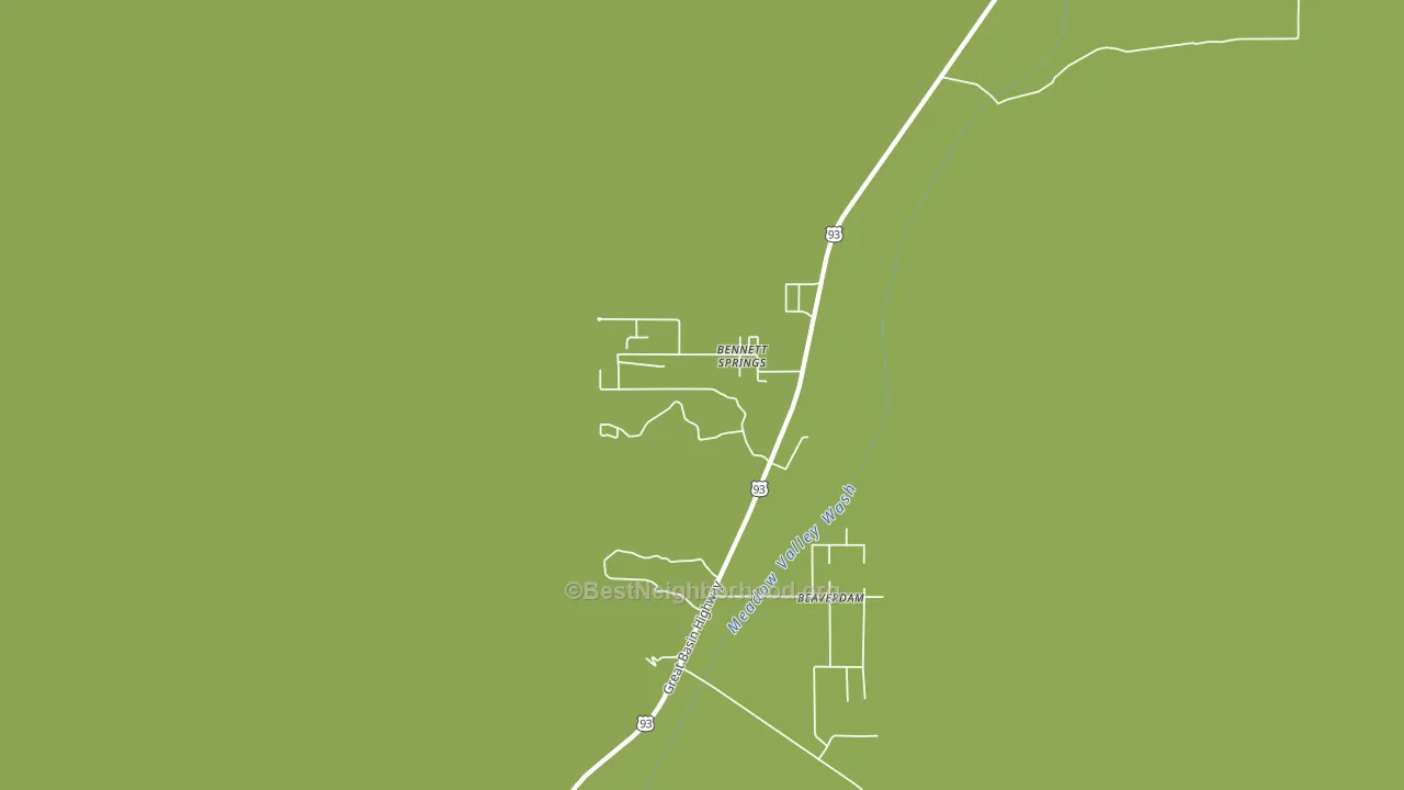 Bennett Springs, NV block-group voter-turnout map