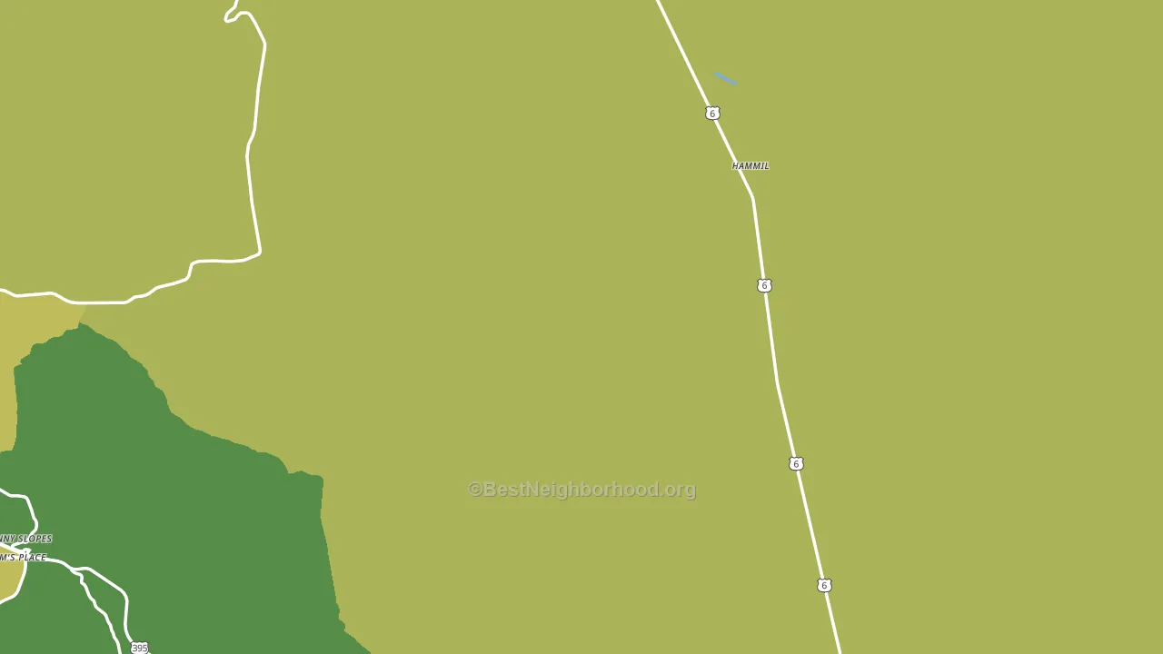 Benton, CA block-group voter-turnout map