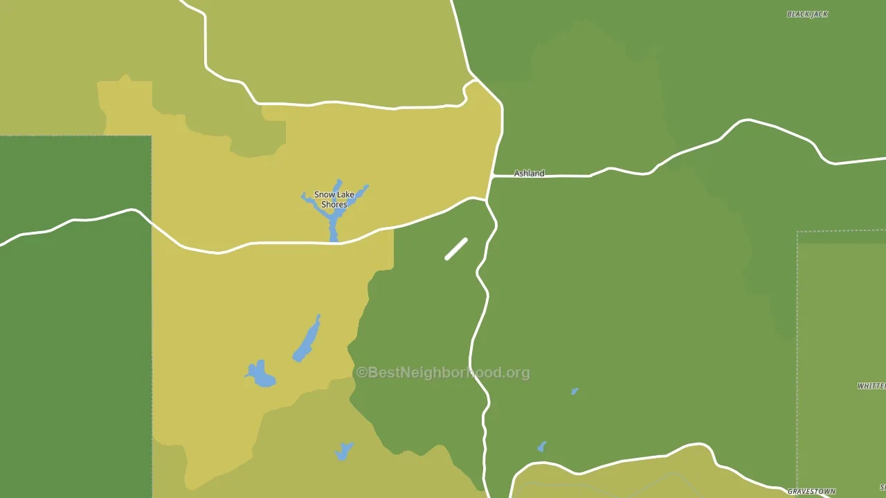 Benton County, MS block-group voter-turnout map