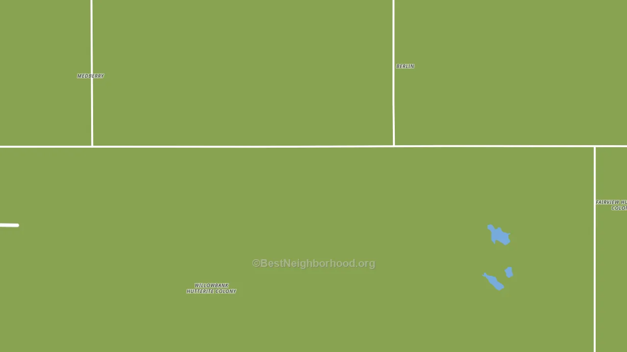 Berlin, ND block-group voter-turnout map