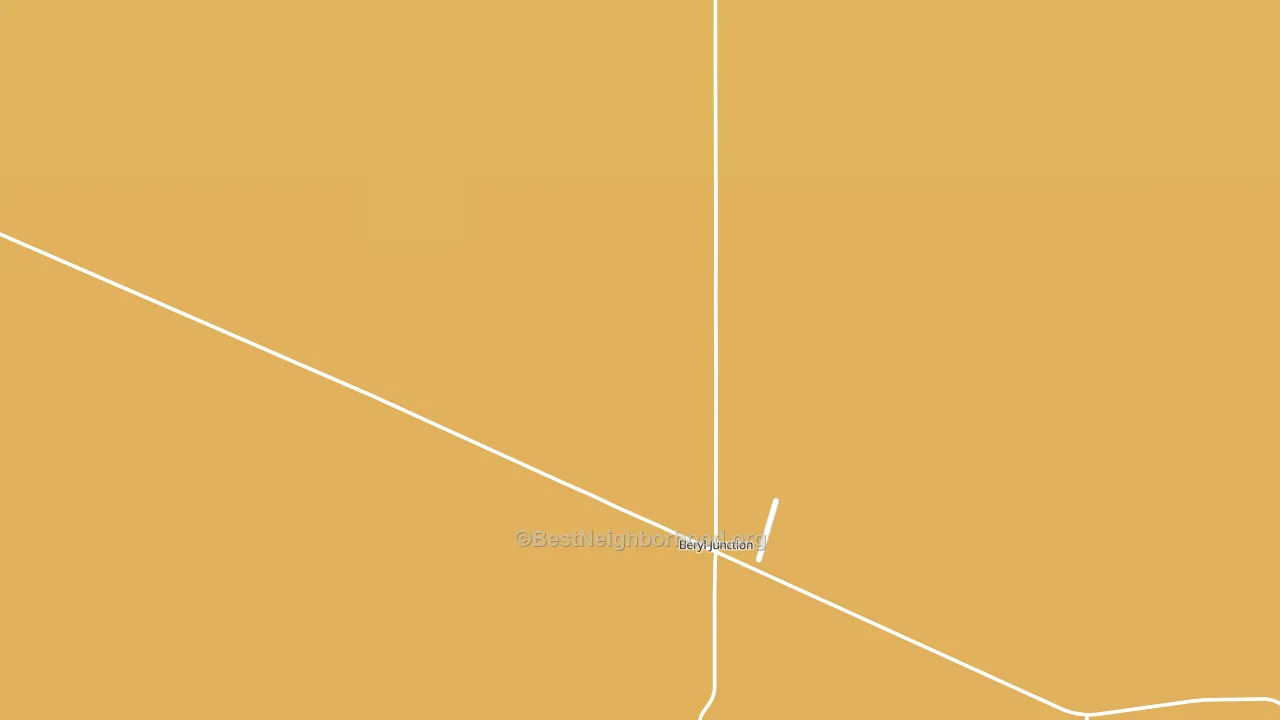 Beryl, UT block-group voter-turnout map