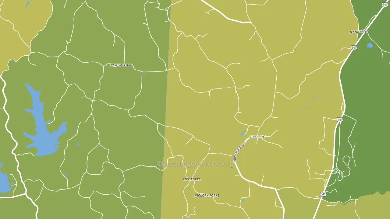 Bible Hill, TN block-group voter-turnout map