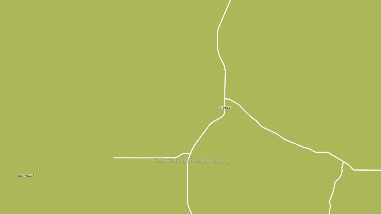 Biddle, MT block-group voter-turnout map