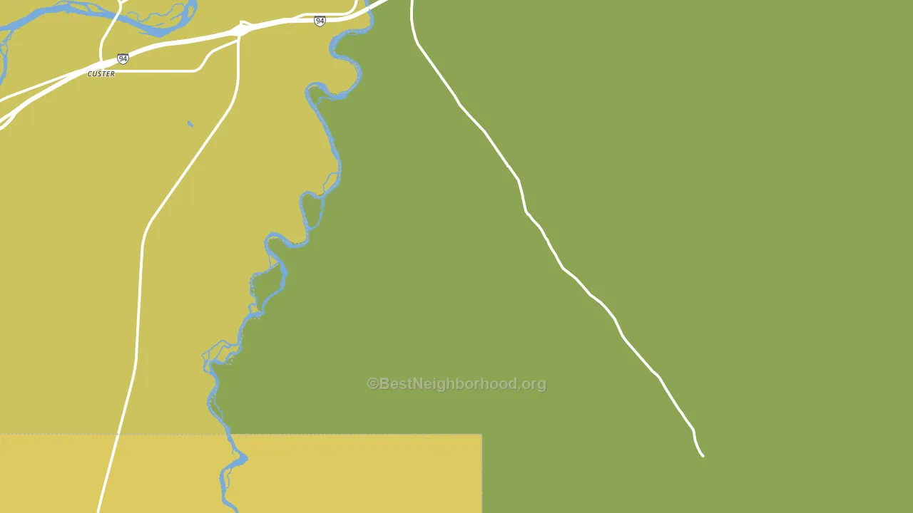 Big Horn, MT block-group voter-turnout map