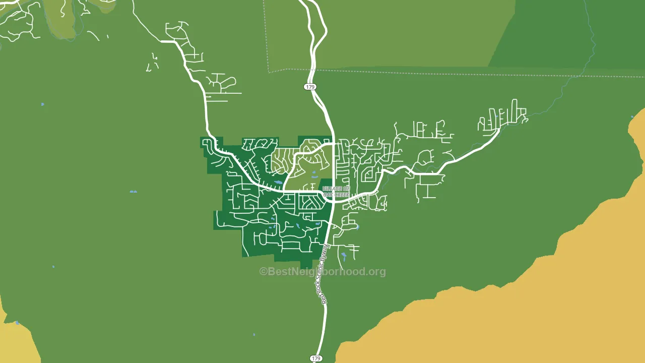 Big Park, AZ block-group voter-turnout map