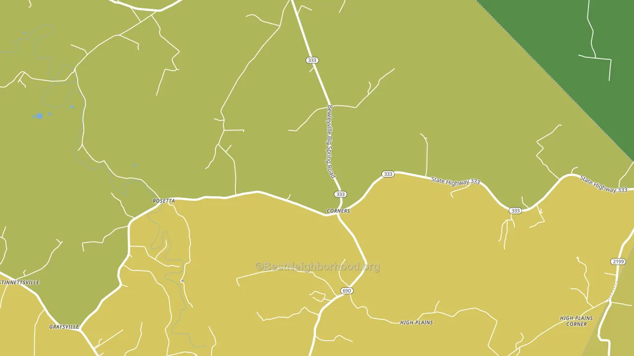 Big Spring, KY block-group voter-turnout map