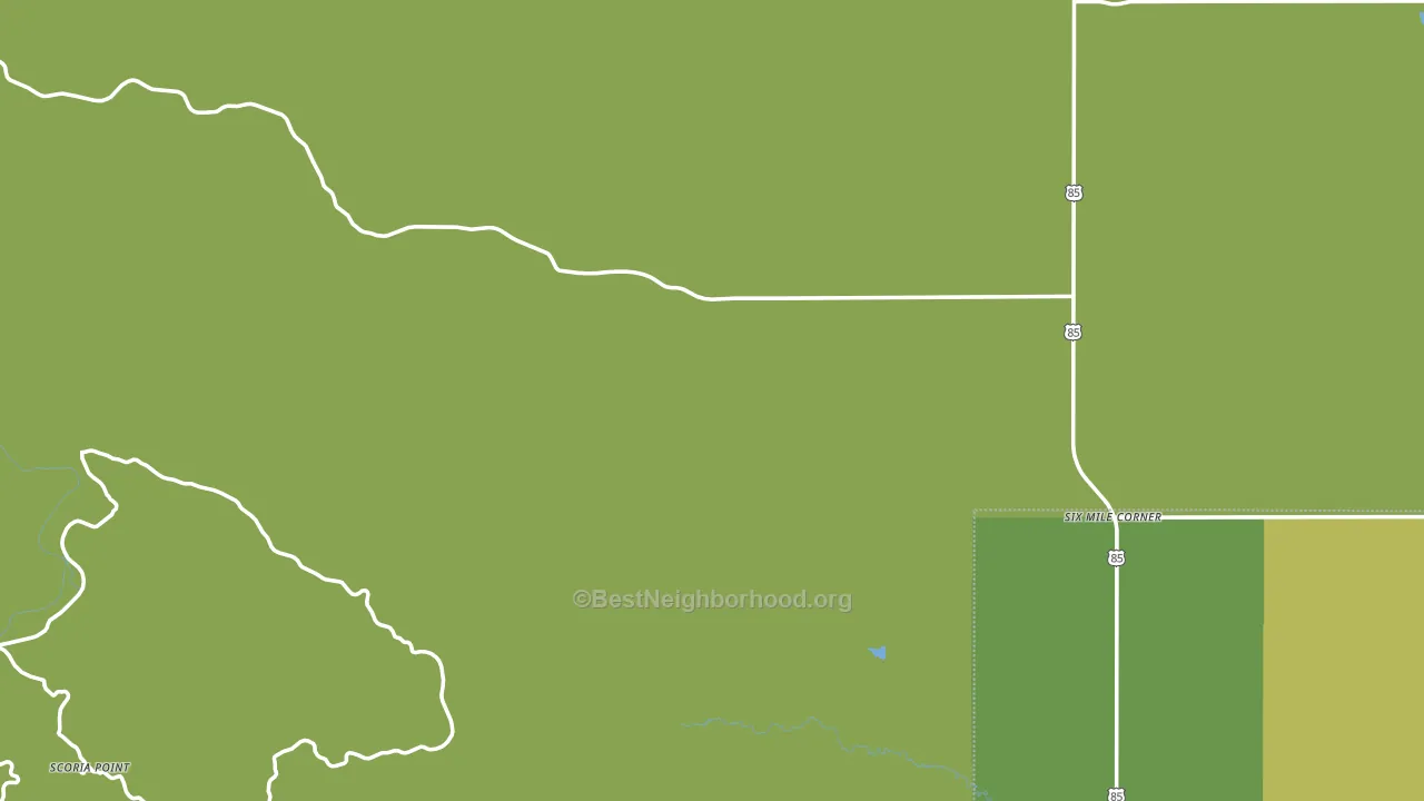 Billings County, ND block-group voter-turnout map