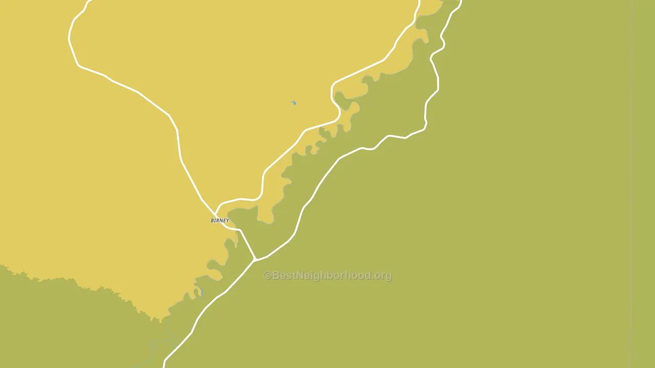 Birney Day School, MT block-group voter-turnout map