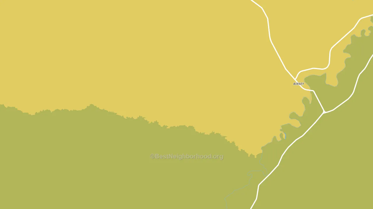 Birney, MT block-group voter-turnout map