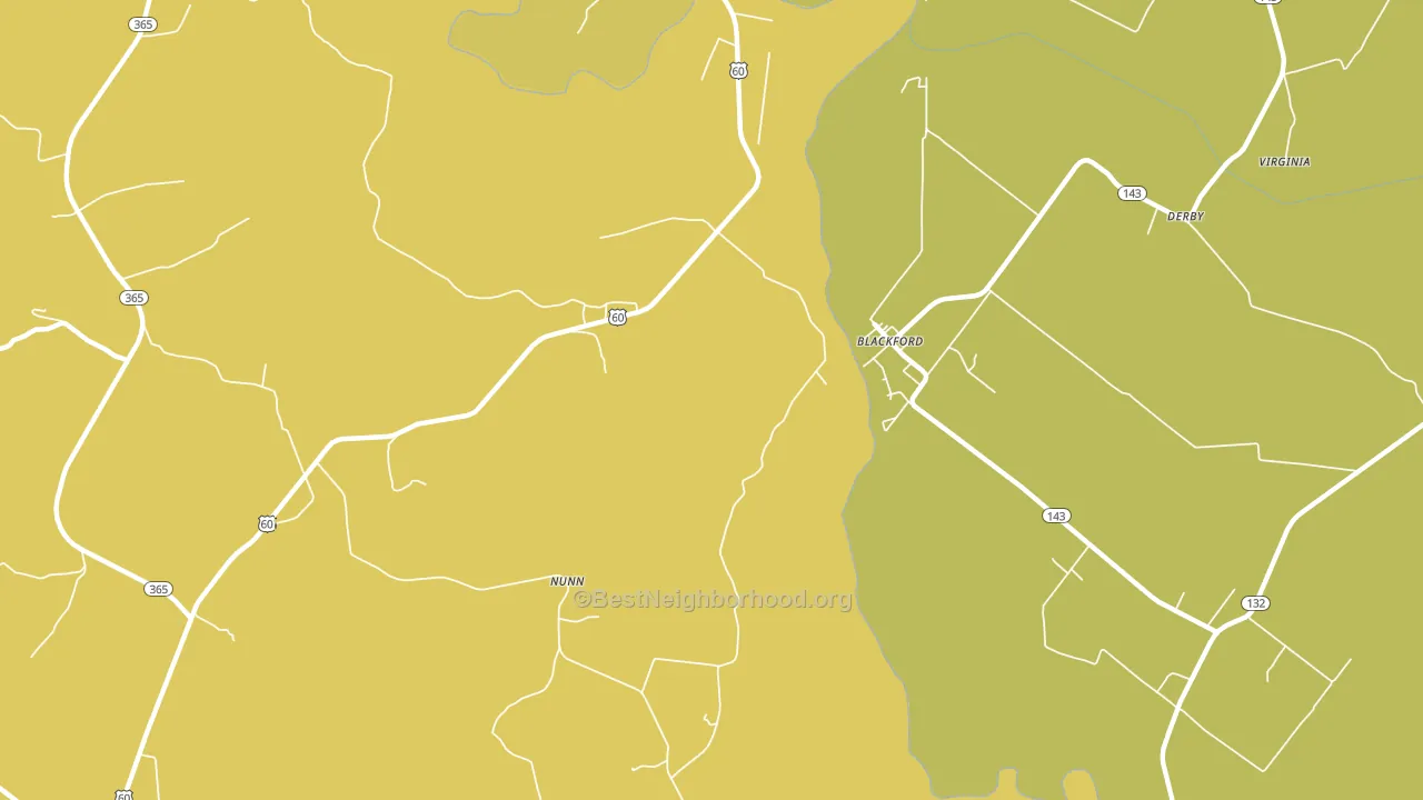 Blackford, KY block-group voter-turnout map