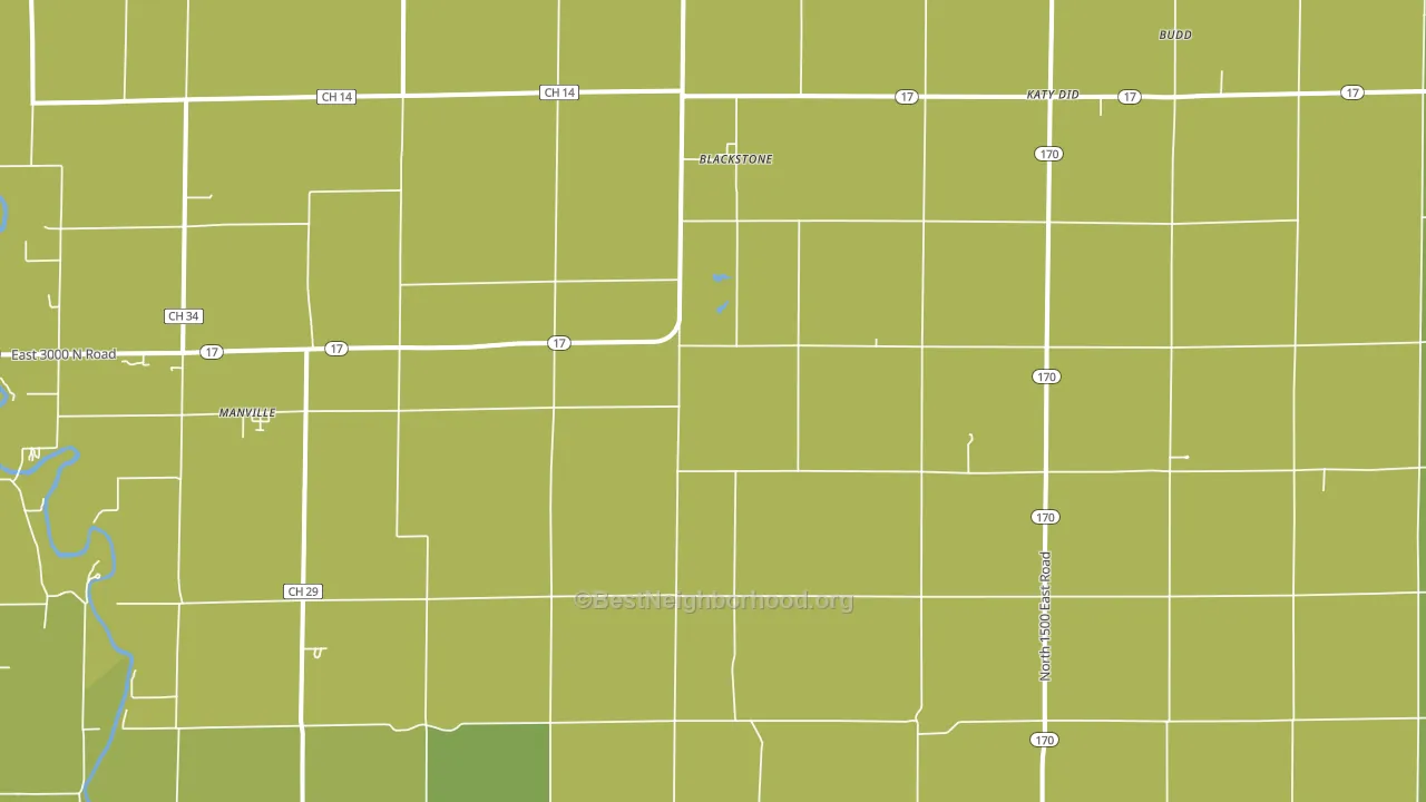 Blackstone, IL block-group voter-turnout map