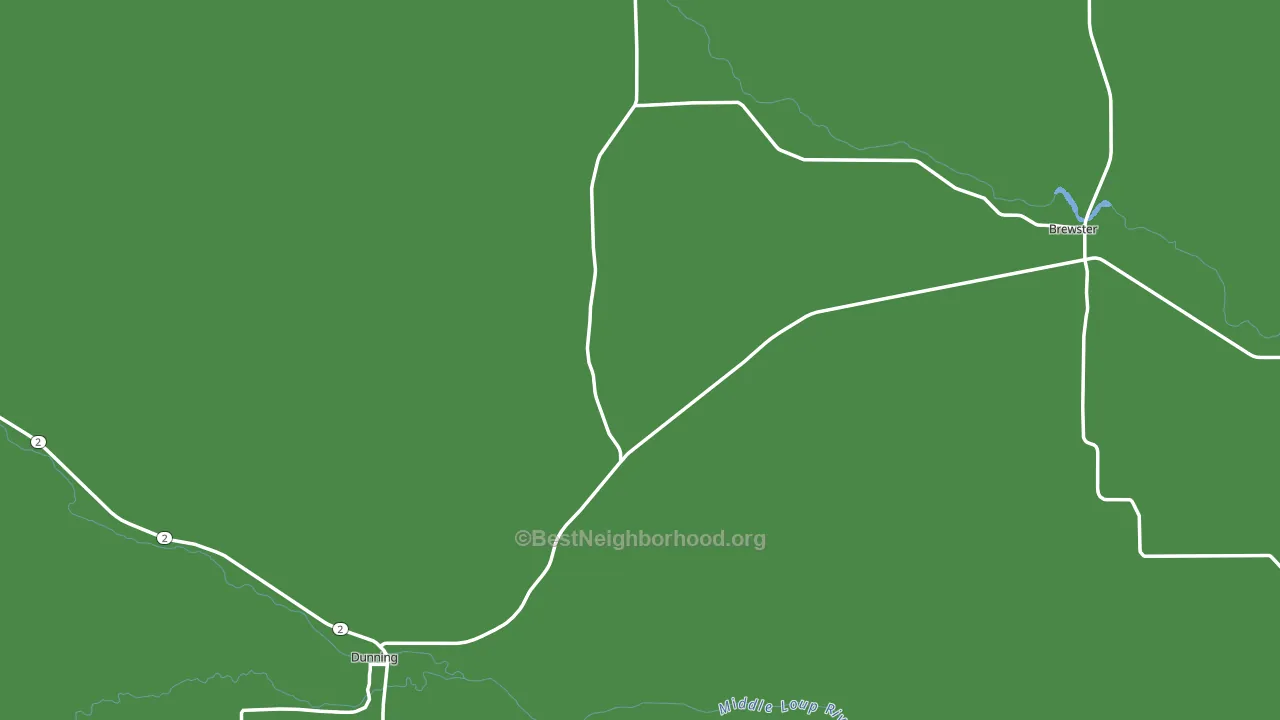 Blaine County, NE block-group voter-turnout map