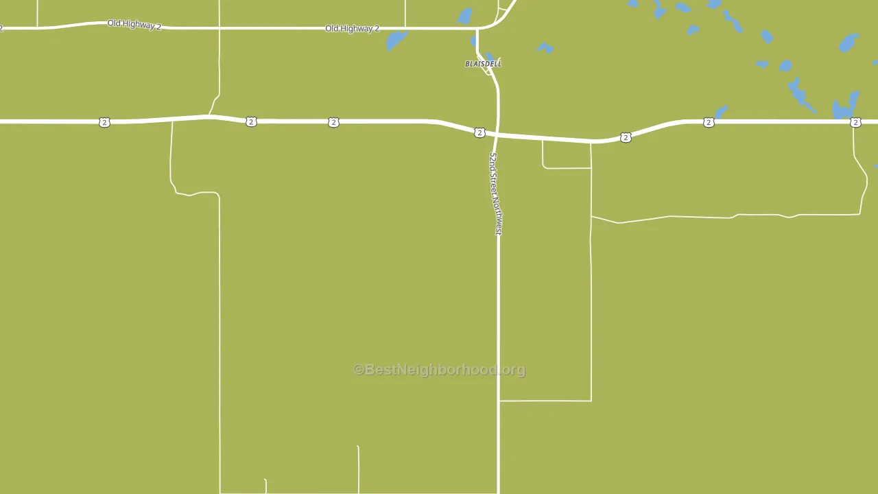 Blaisdell, ND block-group voter-turnout map