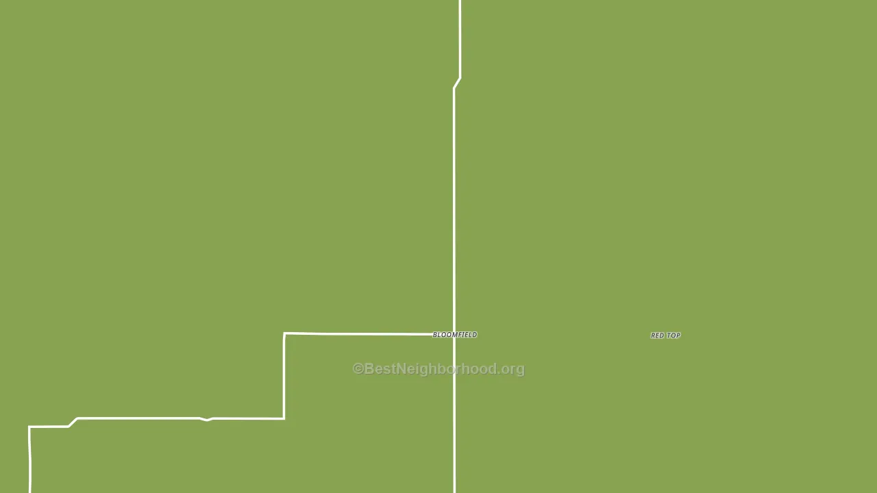 Bloomfield, MT block-group voter-turnout map