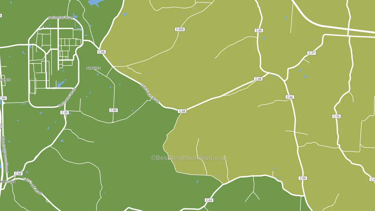 Bobo, OH block-group voter-turnout map