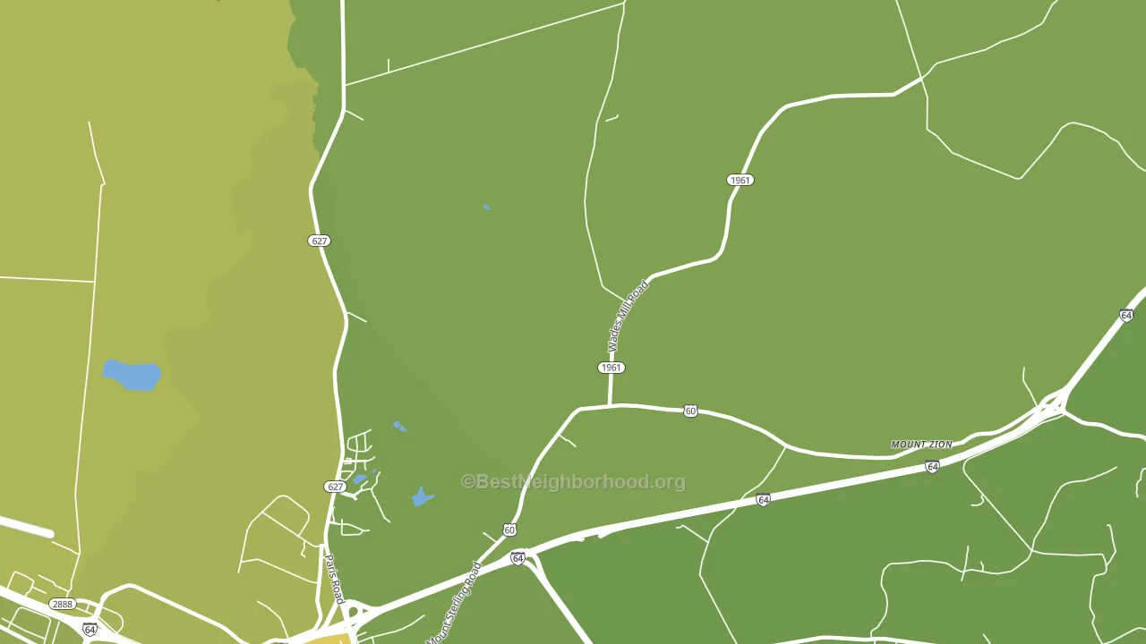Bon Haven, KY block-group voter-turnout map