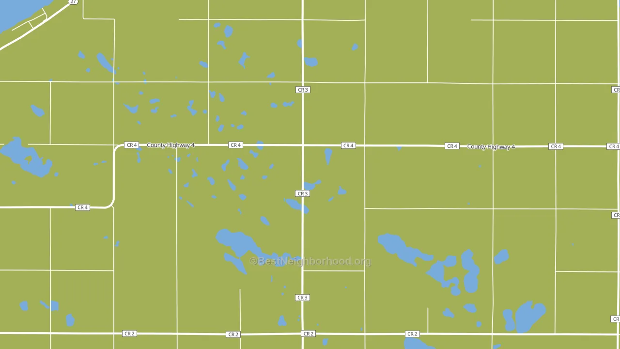 Bonanza Grove, MN block-group voter-turnout map