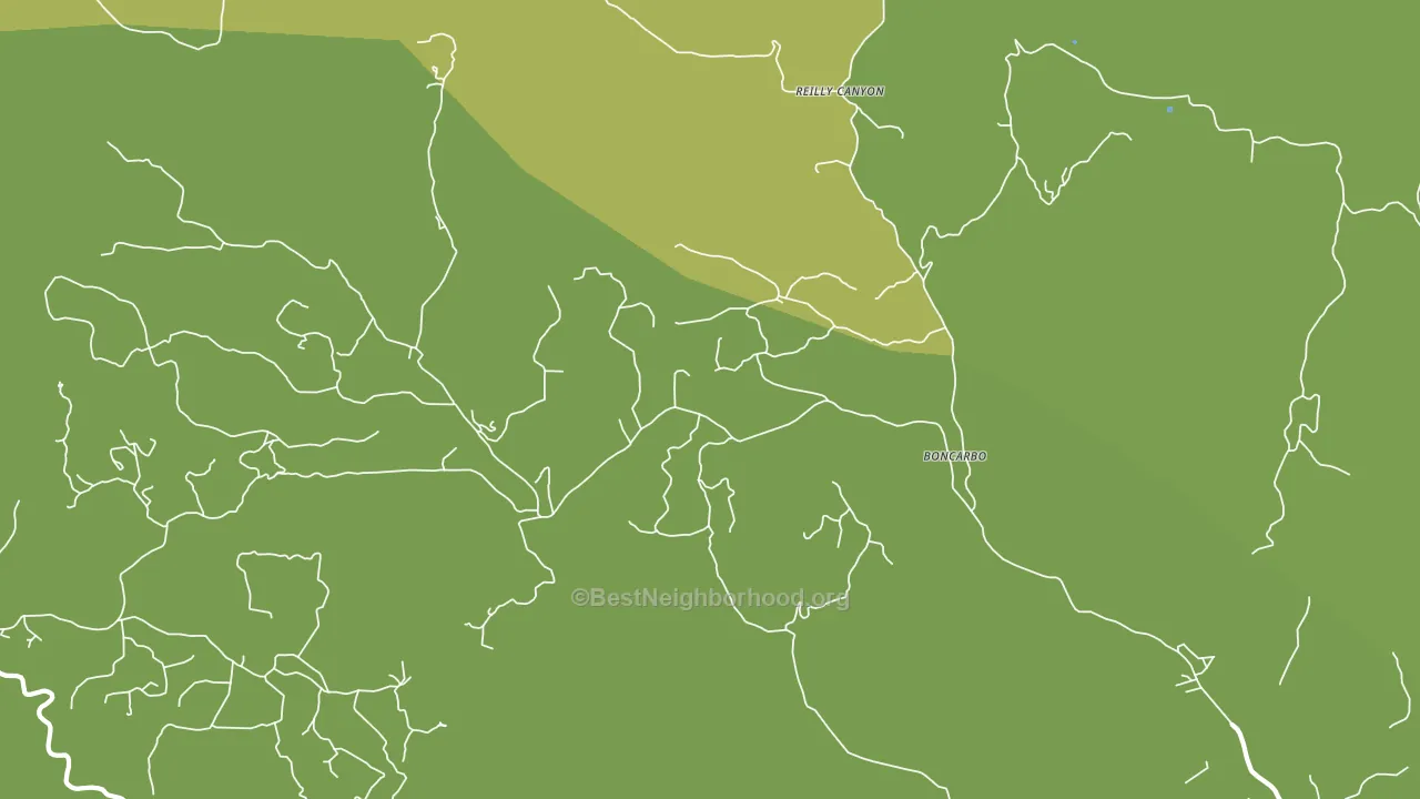 Boncarbo, CO block-group voter-turnout map