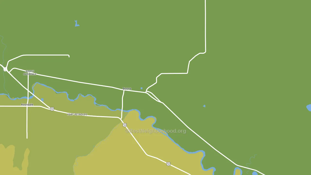 Boone, CO block-group voter-turnout map