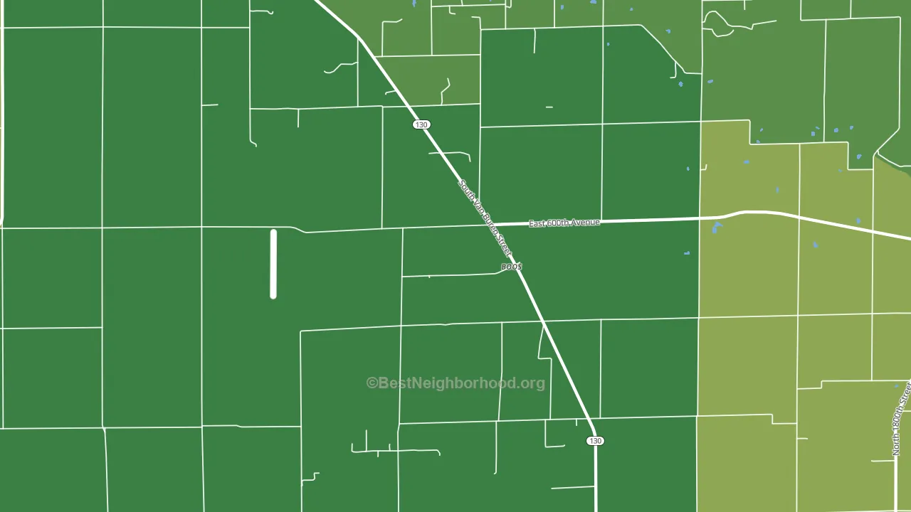 Boos, IL block-group voter-turnout map