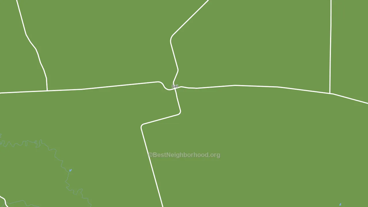 Borden County, TX block-group voter-turnout map