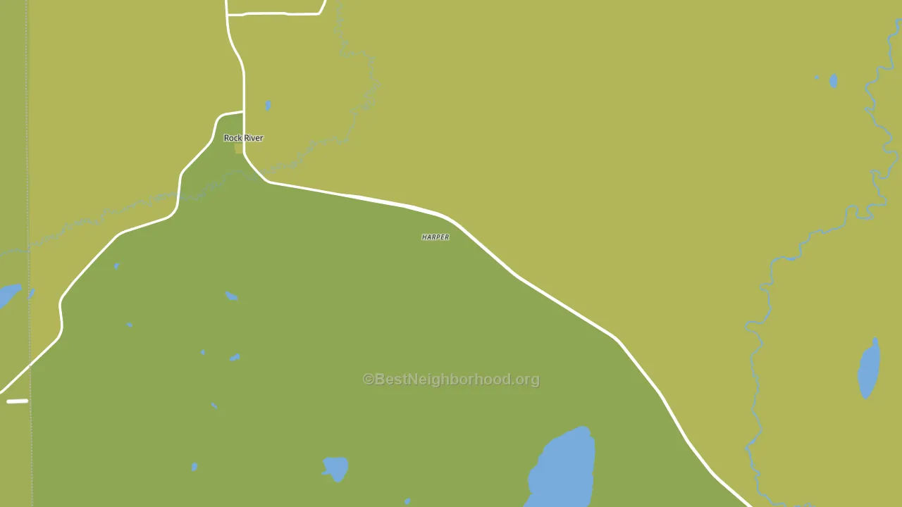 Bosler, WY block-group voter-turnout map