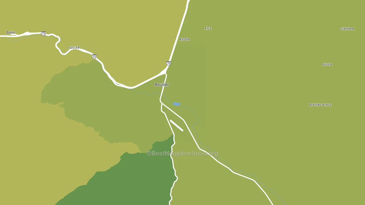 Boulder, MT block-group voter-turnout map