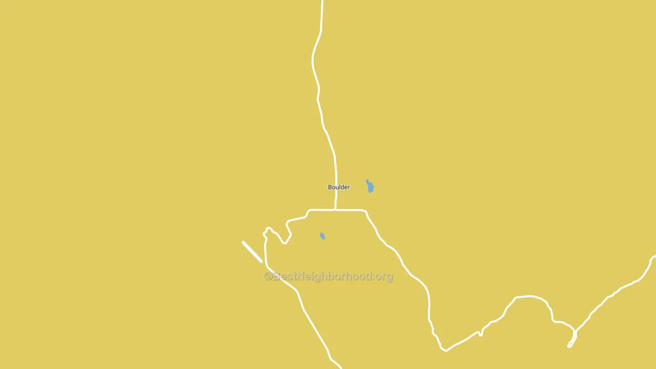Boulder, UT block-group voter-turnout map