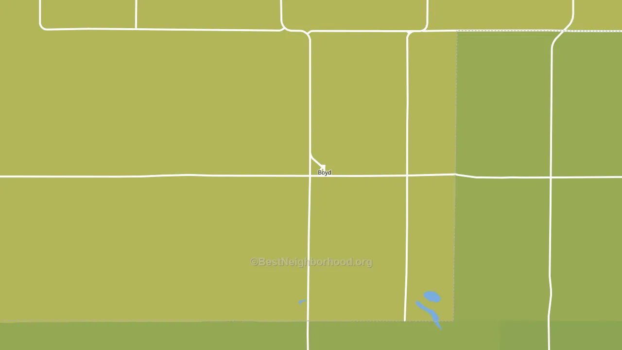 Boyd, MN block-group voter-turnout map